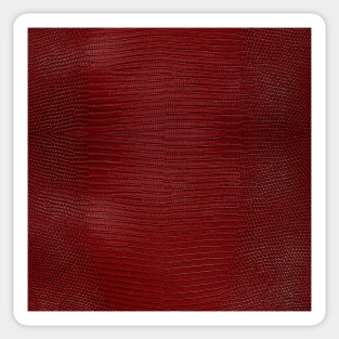 Red Lizard Leather Skin Sticker